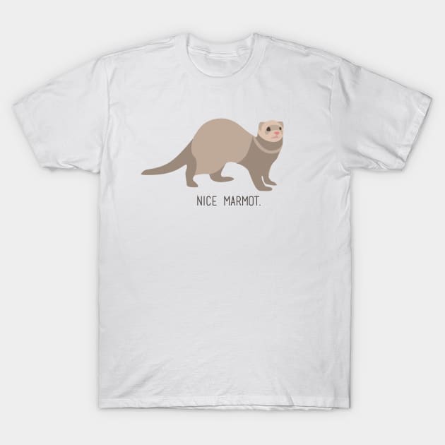 Nice Marmot T-Shirt by sadsquatch